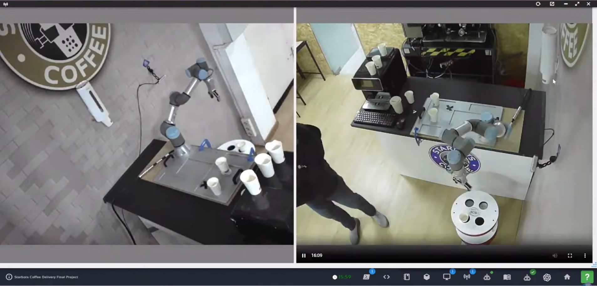 Vision-Guided Coffee Delivery Robot System